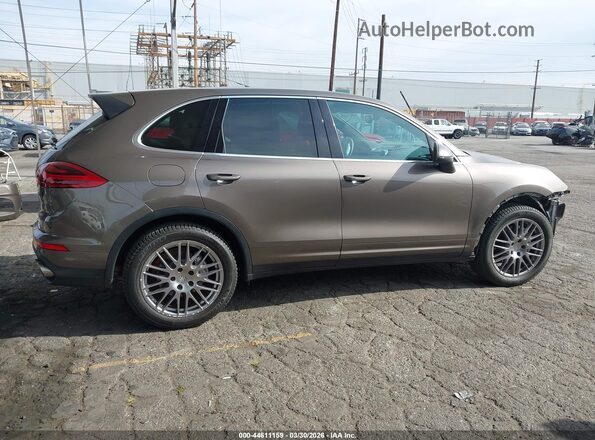 WP1AB2A27GLA93021 2016 PORSCHE CAYENNE Brown Панорамний вид салону 360°
