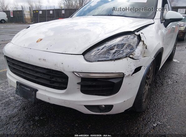 WP1AB2A28GLA96350 2016 PORSCHE CAYENNE White Widok z przodu