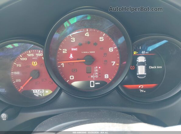 WP1AB2A50GLB43199 2016 PORSCHE MACAN White Հետևի նստատեղերի տեսք