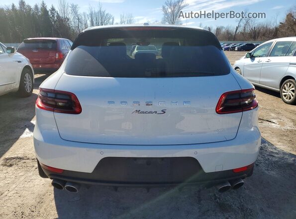 WP1AB2A50HLB20183 2017 PORSCHE MACAN White Вид ззаду