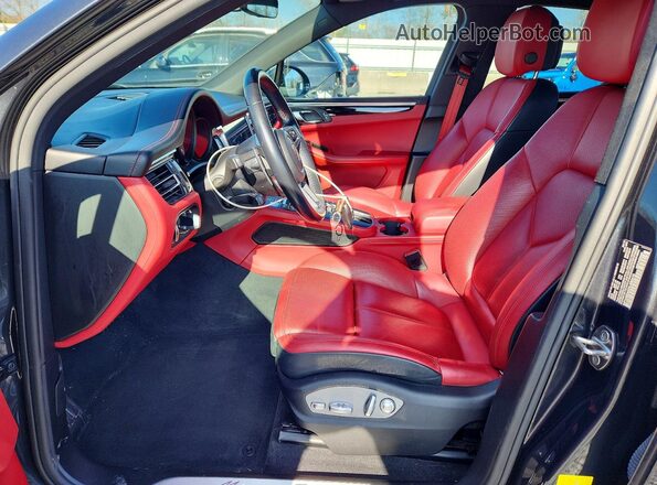 WP1AB2A52KLB30415 2019 PORSCHE MACAN Black Вид салону спереду