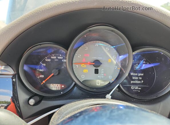 WP1AB2A55GLB56742 2016 PORSCHE MACAN Gray Vista del cuadro de instrumentos