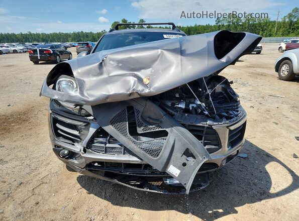 WP1AB2A55GLB56742 2016 PORSCHE MACAN Gray Vista frontal