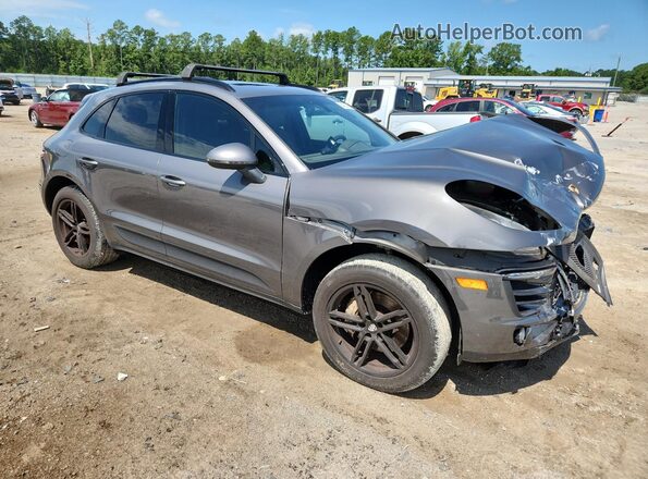 WP1AB2A55GLB56742 2016 PORSCHE MACAN Gray Delantero derecho