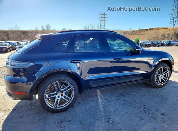 WP1AB2A55LLB37134 2020 PORSCHE MACAN Синий Задняя правая четверть