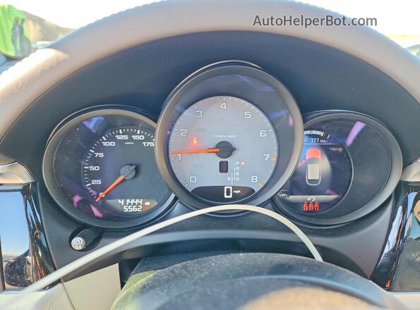 WP1AB2A55LLB37134 2020 PORSCHE MACAN Синий Вид щитка приборов
