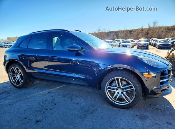 WP1AB2A55LLB37134 2020 PORSCHE MACAN Синий Передняя правая четверть