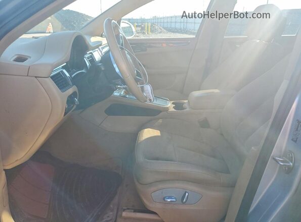 WP1AB2A56GLB42042 2016 PORSCHE MACAN Silver Widok deski rozdzielczej