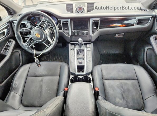 WP1AB2A57GLB50165 2016 PORSCHE MACAN Black Առջևի վահանակի տեսք