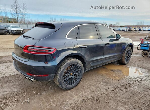 WP1AB2A57GLB50165 2016 PORSCHE MACAN Black Հետևի աջ