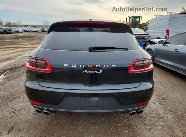 WP1AB2A57GLB50165 2016 PORSCHE MACAN Black Հետևի տեսք
