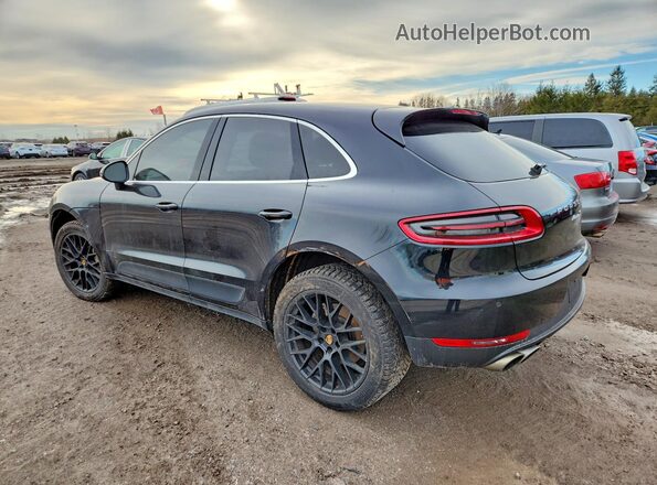 WP1AB2A57GLB50165 2016 PORSCHE MACAN Black Հետևի ձախ