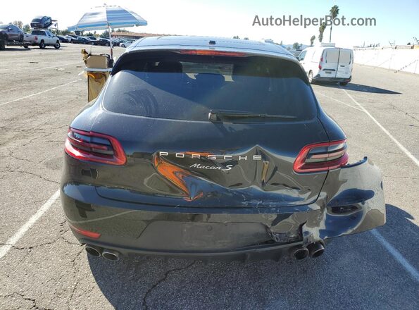 WP1AB2A57GLB50229 2016 PORSCHE MACAN Black Հետևի տեսք