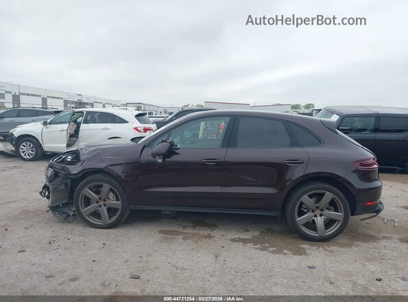 WP1AB2A5XGLB50922 2016 PORSCHE MACAN Burgundy Widok wnętrza 360 stopni
