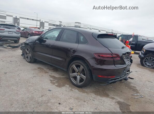 WP1AB2A5XGLB50922 2016 PORSCHE MACAN Burgundy Tył lewy
