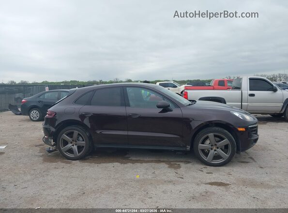 WP1AB2A5XGLB50922 2016 PORSCHE MACAN Burgundy Widok wnętrza z tyłu