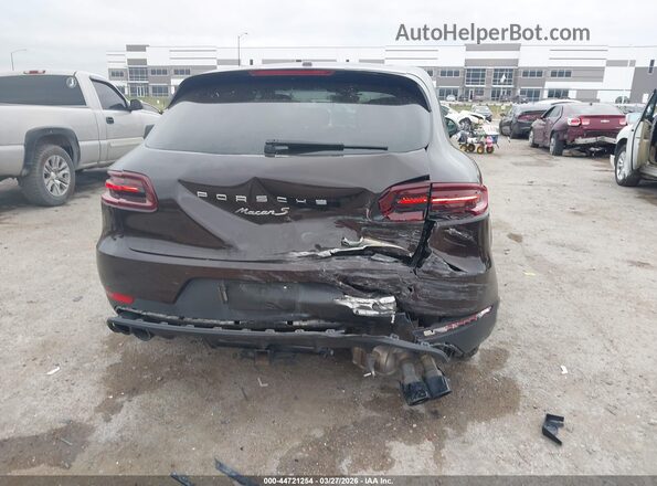 WP1AB2A5XGLB50922 2016 PORSCHE MACAN Burgundy Widok z przodu