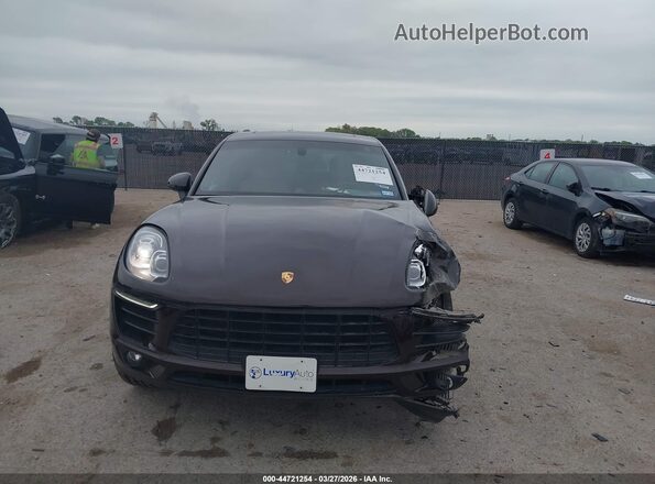 WP1AB2A5XGLB50922 2016 PORSCHE MACAN Burgundy Widok zestawu wskaźników