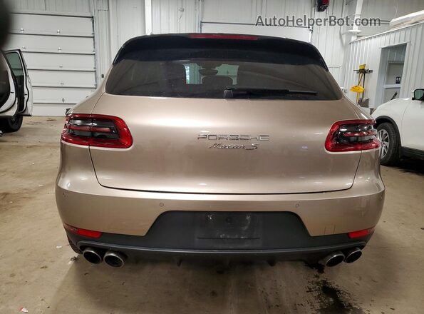 WP1AB2A5XHLB10955 2017 PORSCHE MACAN Tan Widok z tyłu
