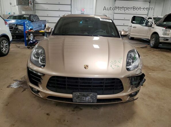 WP1AB2A5XHLB10955 2017 PORSCHE MACAN Tan Widok z przodu