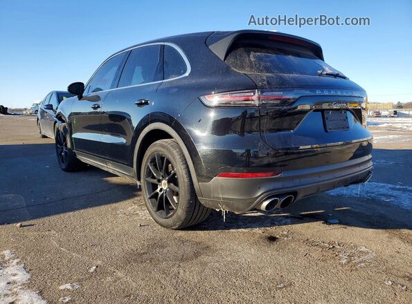 WP1AB2AY3KDA63697 2019 PORSCHE CAYENNE Black უკანა მარცხენა