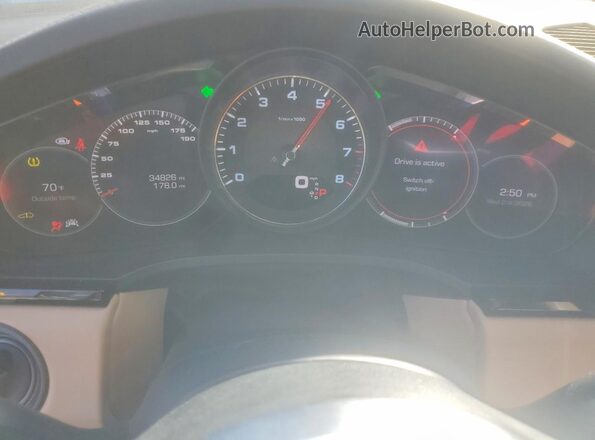 WP1AB2AY6KDA60812 2019 PORSCHE CAYENNE White Սարքավորումների վահանակի տեսք