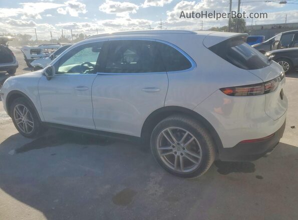 WP1AB2AY6KDA60812 2019 PORSCHE CAYENNE White Հետևի ձախ