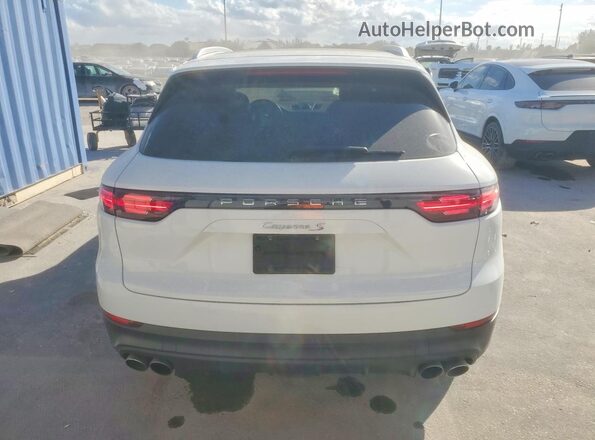 WP1AB2AY6KDA60812 2019 PORSCHE CAYENNE White Հետևի տեսք