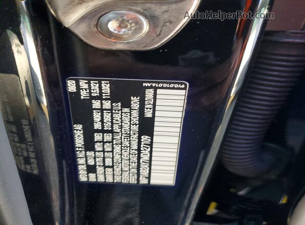 WP1AB2AY7MDA27109 2021 PORSCHE CAYENNE Черный Панорамный вид салона 360°