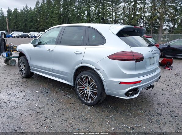 WP1AD2A25JLA80575 2018 PORSCHE CAYENNE Silver Հետևի ձախ