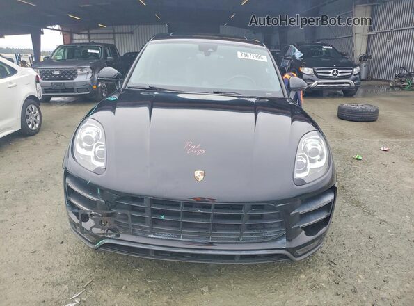 WP1AF2A53JLB70005 2018 PORSCHE MACAN Black Դիմացի տեսք