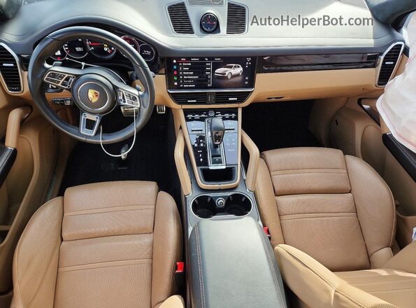 WP1AF2AYXPDA20180 2023 PORSCHE CAYENNE Black წინა პანელის ხედი