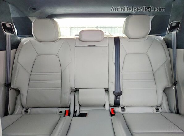 WP1AH2AY3NDA46143 2022 PORSCHE CAYENNE Blue Vista de los asientos traseros