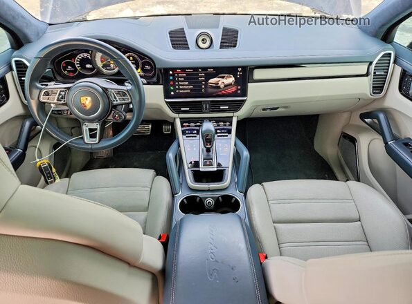 WP1AH2AY3NDA46143 2022 PORSCHE CAYENNE Blue Vista del salpicadero