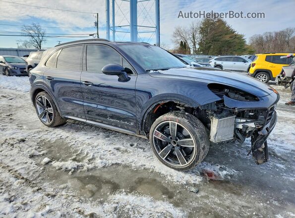 WP1AH2AY3NDA46143 2022 PORSCHE CAYENNE Blue Delantero derecho