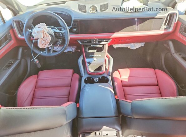 WP1AL2AY8SDA19367 2025 PORSCHE CAYENNE White Widok deski rozdzielczej