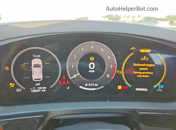 WP1AL2AY8SDA19367 2025 PORSCHE CAYENNE White Widok zestawu wskaźników