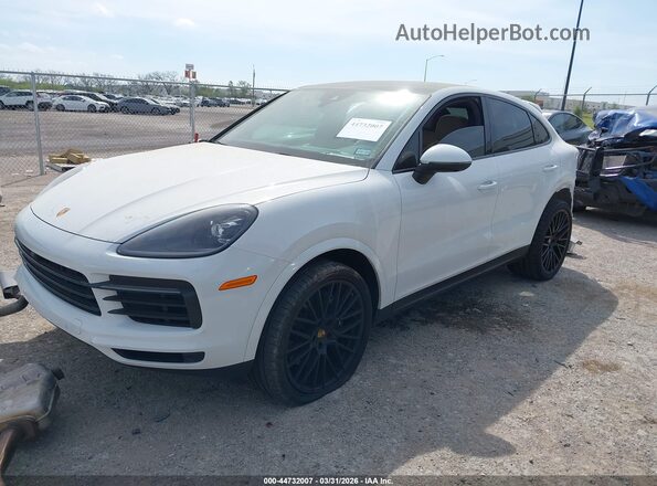 WP1BA2AY1NDA47459 2022 PORSCHE CAYENNE White წინა მარცხენა ხედი სამი მეოთხედიდან
