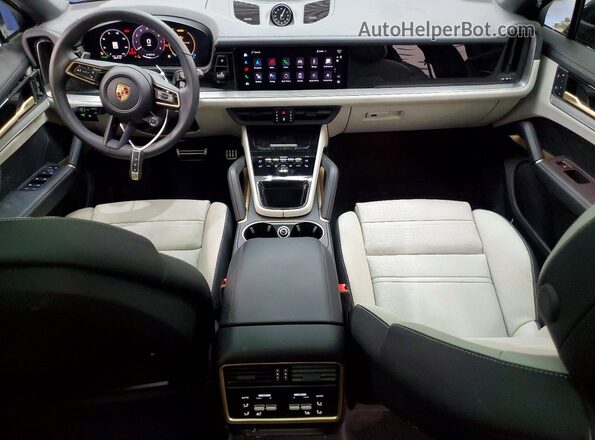 WP1BA2AY3SDA32585 2025 PORSCHE CAYENNE Blue Widok deski rozdzielczej
