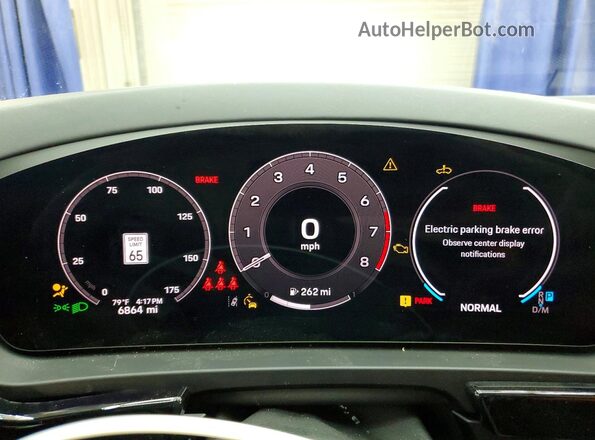 WP1BA2AY3SDA32585 2025 PORSCHE CAYENNE Blue Widok zestawu wskaźników