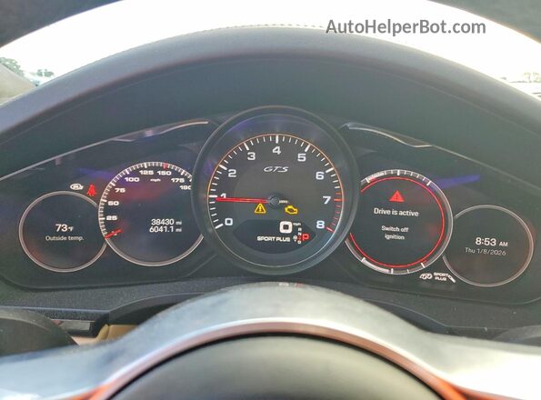 WP1BG2AY7PDA32160 2023 PORSCHE CAYENNE White Widok zestawu wskaźników