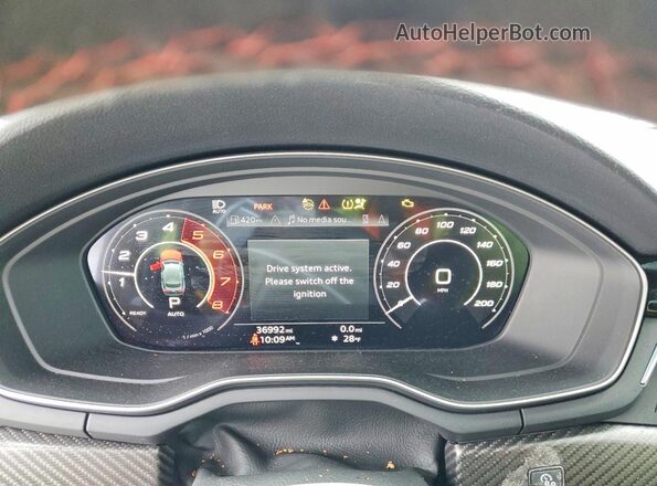 WUAAWDF54PA903689 2023 AUDI RS5 Черный Вид щитка приборов