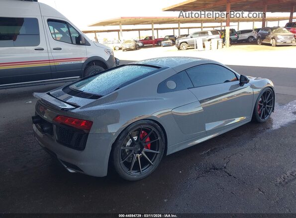WUABAAFX5J7902204 2018 AUDI R8 Gray უკანა მარჯვენა