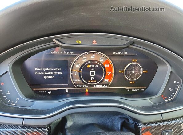 WUABWCF55KA902073 2019 AUDI RS5 Gray 