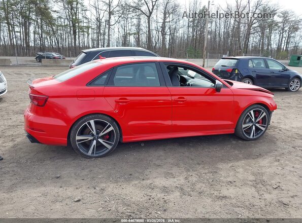 WUABWGFF1J1904501 2018 AUDI RS3 Orange Vista interior de 360 grados
