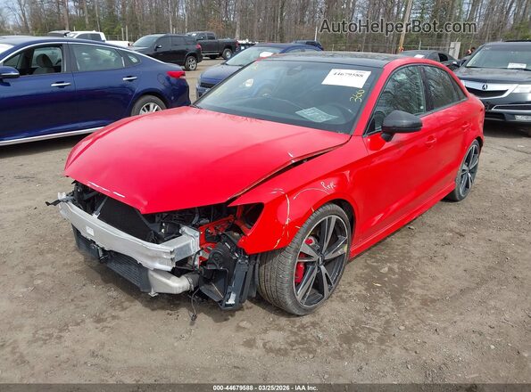 WUABWGFF1J1904501 2018 AUDI RS3 Orange Vista tres cuartos delantera izquierda
