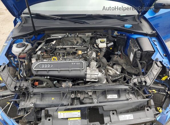 WUABWGFF3J1901938 2018 AUDI RS3 Blue უკანა სალონის ხედი