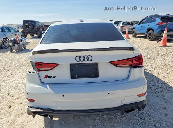 WUABWGFF7J1905815 2018 AUDI RS3 White Widok z tyłu