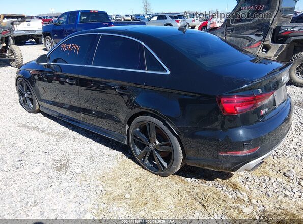 WUABWGFF8J1900171 2018 AUDI RS3 Black უკანა მარცხენა