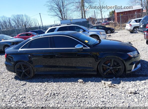 WUABWGFF8J1900171 2018 AUDI RS3 Black უკანა სალონის ხედი